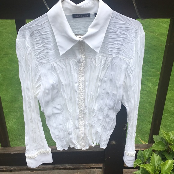 sheer white dress shirt